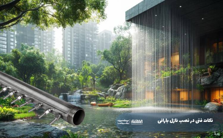 نکات فنی نصب نازل بارانی