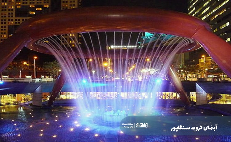 آبنمای ثروت سنگاپور Fountain of Wealth