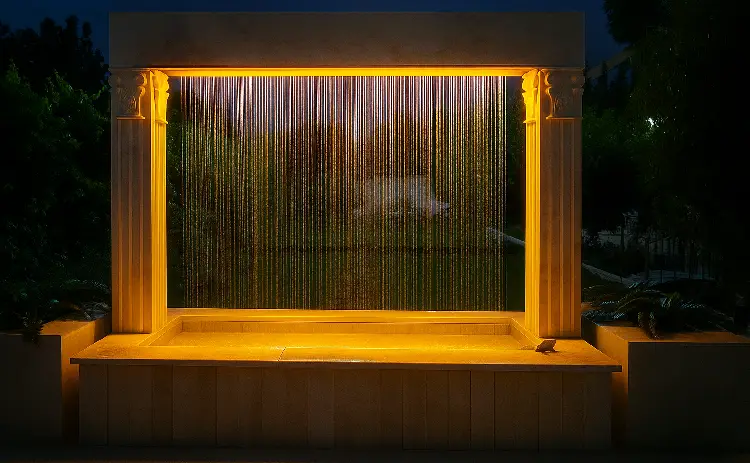 نمونه آبنمای بارانی