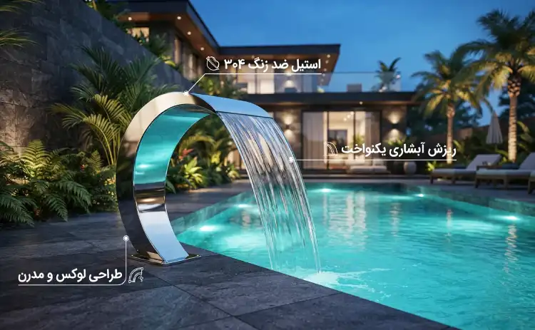 خرید نازل کرتین استخری