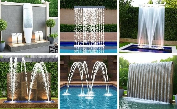 نمونه آبنمای ویلا