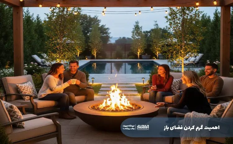 گرم کردن فضای باز